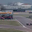 FIORANO MODENESE, ITALY - FEBRUARY 19: Charles Leclerc of Monaco driving the (16) Scuderia Ferrari