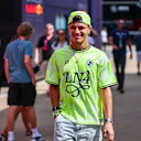 Lighting up the paddock in neon, repping his LN4 jersey with a backwards cap and stacked wristbands