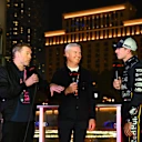 Actor Sam Worthington joined David Coulthard for the post-race interviews