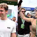  Leon Marchand and Michaela Shiffrin enjoyed their time in the paddock