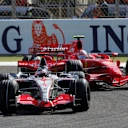 Going into the season finale, Raikkonen was in a three-way title battle with the two McLarens of Fernando Alonso and Lewis Hamilton