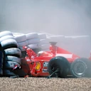 The 1999 season was over for Schumacher after breaking his leg in the crash at the British Grand Prix