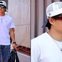 Tsunoda went streetwear casual on media day