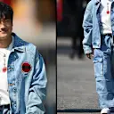 Yuki's denim look in China didn't disappoint 