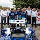 Brawn (left) was also present for the celebration at the Goodwood Festival of Speed © Williams Heritage