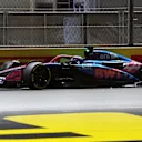 JEDDAH, SAUDI ARABIA - APRIL 20: Pierre Gasly of France driving the (10) Alpine F1 A525 Renault crashes during the F1 Grand Prix of Saudi Arabia at Jeddah Corniche Circuit on April 20, 2025 in Jeddah, Saudi Arabia. (Photo by Steven Tee/LAT Images)