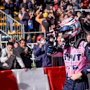 BUENOS AIRES, ARGENTINA - APRIL 26: Franco Colapinto of BWT Alpine Formula One Team greets the fans