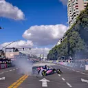 BUENOS AIRES, ARGENTINA - APRIL 26: Franco Colapinto of BWT Alpine Formula One Team drives on track
