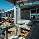 The construction process for the Miami International Autodrome campus sees crews work around the clock to ensure the venue is ready for the F1 weekend