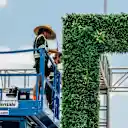 The construction process for the Miami International Autodrome campus sees crews work around the clock to ensure the venue is ready for the F1 weekend