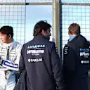 NORTHAMPTON, ENGLAND - FEBRUARY 04: Alexander Albon of Thailand and Williams, Carlos Sainz of Spain