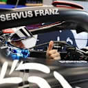 ABU DHABI, UNITED ARAB EMIRATES - NOVEMBER 26: Daniel Ricciardo of Australia and Scuderia AlphaTauri prepares to drive in the garage prior to the F1 Grand Prix of Abu Dhabi at Yas Marina Circuit on November 26, 2023 in Abu Dhabi, United Arab Emirates. (Photo by Peter Fox/Getty Images)Daniel Ricciardo of Australia and Scuderia AlphaTauri prepares to drive in the garage