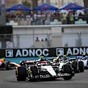ABU DHABI, UNITED ARAB EMIRATES - NOVEMBER 26: Yuki Tsunoda of Japan driving the (22) Scuderia AlphaTauri AT04 on track during the F1 Grand Prix of Abu Dhabi at Yas Marina Circuit on November 26, 2023 in Abu Dhabi, United Arab Emirates. (Photo by Clive Mason - Formula 1/Formula 1 via Getty Images)