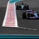 ABU DHABI, UNITED ARAB EMIRATES - NOVEMBER 26: Esteban Ocon of France driving the (31) Alpine F1 A523 Renault on track during the F1 Grand Prix of Abu Dhabi at Yas Marina Circuit on November 26, 2023 in Abu Dhabi, United Arab Emirates. (Photo by Joe Portlock - Formula 1/Formula 1 via Getty Images)