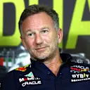 ABU DHABI, UNITED ARAB EMIRATES - NOVEMBER 24: Red Bull Racing Team Principal Christian Horner attends the Drivers Press Conference during practice ahead of the F1 Grand Prix of Abu Dhabi at Yas Marina Circuit on November 24, 2023 in Abu Dhabi, United Arab Emirates. (Photo by Clive Rose/Getty Images)
