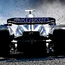 MELBOURNE, AUSTRALIA - APRIL 02: Alexander Albon of Thailand driving the (23) Williams FW45 Mercedes runs through a gravel trap before crashing during the F1 Grand Prix of Australia at Albert Park Grand Prix Circuit on April 02, 2023 in Melbourne, Australia. (Photo by Clive Mason - Formula 1/Formula 1 via Getty Images)