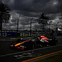 MELBOURNE, AUSTRALIA - MARCH 31: Sergio Perez of Mexico driving the (11) Oracle Red Bull Racing RB19 on track during practice ahead of the F1 Grand Prix of Australia at Albert Park Grand Prix Circuit on March 31, 2023 in Melbourne, Australia. (Photo by Clive Mason - Formula 1/Formula 1 via Getty Images)