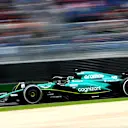MELBOURNE, AUSTRALIA - MARCH 31: Lance Stroll of Canada driving the (18) Aston Martin AMR23 Mercedes on track during practice ahead of the F1 Grand Prix of Australia at Albert Park Grand Prix Circuit on March 31, 2023 in Melbourne, Australia. (Photo by Quinn Rooney/Getty Images)