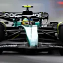 MELBOURNE, AUSTRALIA - MARCH 31: Fernando Alonso of Spain driving the (14) Aston Martin AMR23 Mercedes on track during practice ahead of the F1 Grand Prix of Australia at Albert Park Grand Prix Circuit on March 31, 2023 in Melbourne, Australia. (Photo by Clive Mason - Formula 1/Formula 1 via Getty Images)