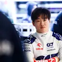 MELBOURNE, AUSTRALIA - APRIL 01: Yuki Tsunoda of Scuderia AlphaTauri and Japan  during qualifying ahead of the F1 Grand Prix of Australia at Albert Park Grand Prix Circuit on April 01, 2023 in Melbourne, Australia. (Photo by Peter Fox/Getty Images)