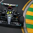 MELBOURNE, AUSTRALIA - APRIL 01: Lewis Hamilton of Great Britain driving the (44) Mercedes AMG Petronas F1 Team W14 on track during qualifying ahead of the F1 Grand Prix of Australia at Albert Park Grand Prix Circuit on April 01, 2023 in Melbourne, Australia. (Photo by Clive Mason - Formula 1/Formula 1 via Getty Images)