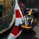 BAKU, AZERBAIJAN - APRIL 30: Oscar Piastri of Australia driving the (81) McLaren MCL60 Mercedes on track during the F1 Grand Prix of Azerbaijan at Baku City Circuit on April 30, 2023 in Baku, Azerbaijan. (Photo by Alex Pantling/Getty Images)