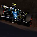 BAKU, AZERBAIJAN - APRIL 28: Fernando Alonso of Spain driving the (14) Aston Martin AMR23 Mercedes on track during qualifying ahead of the F1 Grand Prix of Azerbaijan at Baku City Circuit on April 28, 2023 in Baku, Azerbaijan. (Photo by Alex Pantling/Getty Images)