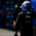 BAKU, AZERBAIJAN - APRIL 29: 17th placed qualifier Valtteri Bottas of Finland and Alfa Romeo F1 walks in the Pitlane during the Sprint Shootout ahead of the F1 Grand Prix of Azerbaijan at Baku City Circuit on April 29, 2023 in Baku, Azerbaijan. (Photo by Mark Thompson/Getty Images)