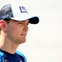 BAKU, AZERBAIJAN - APRIL 29: Logan Sargeant of United States and Williams looks on in the Paddock during the Sprint Shootout ahead of the F1 Grand Prix of Azerbaijan at Baku City Circuit on April 29, 2023 in Baku, Azerbaijan. (Photo by Dan Mullan - Formula 1/Formula 1 via Getty Images)