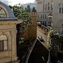 BAKU, AZERBAIJAN - APRIL 29: Fernando Alonso of Spain driving the (14) Aston Martin AMR23 Mercedes on track during the Sprint ahead of the F1 Grand Prix of Azerbaijan at Baku City Circuit on April 29, 2023 in Baku, Azerbaijan. (Photo by Francois Nel/Getty Images)