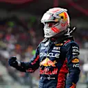 SPA, BELGIUM - JULY 30: Race winner Max Verstappen of the Netherlands and Oracle Red Bull Racing celebrates in parc ferme during the F1 Grand Prix of Belgium at Circuit de Spa-Francorchamps on July 30, 2023 in Spa, Belgium. (Photo by Mario Renzi - Formula 1/Formula 1 via Getty Images)