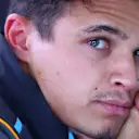 SPA, BELGIUM - JULY 28: Lando Norris of Great Britain and McLaren looks on in the garage during practice ahead of the F1 Grand Prix of Belgium at Circuit de Spa-Francorchamps on July 28, 2023 in Spa, Belgium. (Photo by Dan Istitene - Formula 1/Formula 1 via Getty Images)