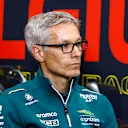 SPA, BELGIUM - JULY 28: Mike Krack, Team Principal of the Aston Martin F1 Team attends the Team Principals Press Conference after practice ahead of the F1 Grand Prix of Belgium at Circuit de Spa-Francorchamps on July 28, 2023 in Spa, Belgium. (Photo by Francois Nel/Getty Images)