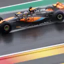SPA, BELGIUM - JULY 28: Oscar Piastri of Australia driving the (81) McLaren MCL60 Mercedes on track during practice ahead of the F1 Grand Prix of Belgium at Circuit de Spa-Francorchamps on July 28, 2023 in Spa, Belgium. (Photo by Dean Mouhtaropoulos - Formula 1/Formula 1 via Getty Images)