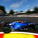 SPA, BELGIUM - JULY 29: Alexander Albon of Thailand driving the (23) Williams FW45 Mercedes on track during the Sprint Shootout ahead of the F1 Grand Prix of Belgium at Circuit de Spa-Francorchamps on July 29, 2023 in Spa, Belgium. (Photo by Mark Thompson/Getty Images)