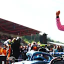 SPA, BELGIUM - JULY 29: Third placed Pierre Gasly of France and Alpine F1 celebrates in parc ferme during the Sprint ahead of the F1 Grand Prix of Belgium at Circuit de Spa-Francorchamps on July 29, 2023 in Spa, Belgium. (Photo by Dan Istitene - Formula 1/Formula 1 via Getty Images)