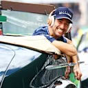 SAO PAULO, BRAZIL - NOVEMBER 05: Daniel Ricciardo of Australia and Scuderia AlphaTauri looks on from the drivers parade prior to the F1 Grand Prix of Brazil at Autodromo Jose Carlos Pace on November 05, 2023 in Sao Paulo, Brazil. (Photo by Mark Thompson/Getty Images)
