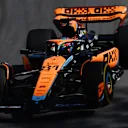 SAO PAULO, BRAZIL - NOVEMBER 05: Oscar Piastri of Australia driving the (81) McLaren MCL60 Mercedes on track during the F1 Grand Prix of Brazil at Autodromo Jose Carlos Pace on November 05, 2023 in Sao Paulo, Brazil. (Photo by Clive Mason - Formula 1/Formula 1 via Getty Images)