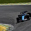 SAO PAULO, BRAZIL - NOVEMBER 05: Pierre Gasly of France driving the (10) Alpine F1 A523 Renault on track during the F1 Grand Prix of Brazil at Autodromo Jose Carlos Pace on November 05, 2023 in Sao Paulo, Brazil. (Photo by Rudy Carezzevoli/Getty Images)