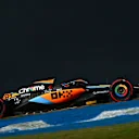 SAO PAULO, BRAZIL - NOVEMBER 03: Oscar Piastri of Australia driving the (81) McLaren MCL60 Mercedes on track during qualifying ahead of the F1 Grand Prix of Brazil at Autodromo Jose Carlos Pace on November 03, 2023 in Sao Paulo, Brazil. (Photo by Clive Mason - Formula 1/Formula 1 via Getty Images)