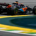 SAO PAULO, BRAZIL - NOVEMBER 04: Oscar Piastri of Australia driving the (81) McLaren MCL60 Mercedes on track during the Sprint Shootout ahead of the F1 Grand Prix of Brazil at Autodromo Jose Carlos Pace on November 04, 2023 in Sao Paulo, Brazil. (Photo by Clive Mason - Formula 1/Formula 1 via Getty Images)