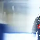 SAO PAULO, BRAZIL - NOVEMBER 04: 14th placed qualifier Valtteri Bottas of Finland and Alfa Romeo F1 looks on in the FIA garage during the Sprint Shootout ahead of the F1 Grand Prix of Brazil at Autodromo Jose Carlos Pace on November 04, 2023 in Sao Paulo, Brazil. (Photo by Dan Istitene - Formula 1/Formula 1 via Getty Images)