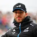 MONTREAL, QUEBEC - JUNE 18: Pierre Gasly of France and Alpine F1 looks on from the drivers parade prior to the F1 Grand Prix of Canada at Circuit Gilles Villeneuve on June 18, 2023 in Montreal, Quebec. (Photo by Dan Mullan/Getty Images)