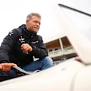 MONTREAL, QUEBEC - JUNE 18: Kevin Magnussen of Denmark and Haas F1 looks on from the drivers parade prior to the F1 Grand Prix of Canada at Circuit Gilles Villeneuve on June 18, 2023 in Montreal, Quebec. (Photo by Jared C. Tilton/Getty Images)