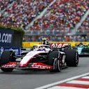 MONTREAL, QUEBEC - JUNE 18: Nico Hulkenberg of Germany driving the (27) Haas F1 VF-23 Ferrari on track during the F1 Grand Prix of Canada at Circuit Gilles Villeneuve on June 18, 2023 in Montreal, Quebec. (Photo by Dan Istitene - Formula 1/Formula 1 via Getty Images)