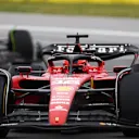MONTREAL, QUEBEC - JUNE 18: Charles Leclerc of Monaco driving the (16) Ferrari SF-23 on track during the F1 Grand Prix of Canada at Circuit Gilles Villeneuve on June 18, 2023 in Montreal, Quebec. (Photo by Bryn Lennon - Formula 1/Formula 1 via Getty Images)