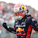 MONTREAL, QUEBEC - JUNE 18: Race winner Max Verstappen of the Netherlands and Oracle Red Bull Racing celebrates in parc ferme during the F1 Grand Prix of Canada at Circuit Gilles Villeneuve on June 18, 2023 in Montreal, Quebec. (Photo by Dan Istitene - Formula 1/Formula 1 via Getty Images)