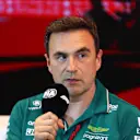 MONTREAL, QUEBEC - JUNE 16: Dan Fallows, Technical Director of Aston Martin F1 attends the Team Principals Press Conference during practice ahead of the F1 Grand Prix of Canada at Circuit Gilles Villeneuve on June 16, 2023 in Montreal, Quebec. (Photo by Dan Istitene/Getty Images)