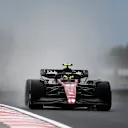 BUDAPEST, HUNGARY - JULY 21: Zhou Guanyu of China driving the (24) Alfa Romeo F1 C43 Ferrari on track during practice ahead of the F1 Grand Prix of Hungary at Hungaroring on July 21, 2023 in Budapest, Hungary. (Photo by Rudy Carezzevoli - Formula 1/Formula 1 via Getty Images)