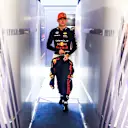 BUDAPEST, HUNGARY - JULY 21: Max Verstappen of the Netherlands and Oracle Red Bull Racing walks into the garage during practice ahead of the F1 Grand Prix of Hungary at Hungaroring on July 21, 2023 in Budapest, Hungary. (Photo by Mark Thompson/Getty Images)